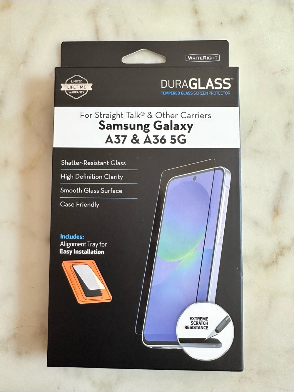 Samsung Galaxy A36/A37 DuraGlass Tempered Glass Screen Protector